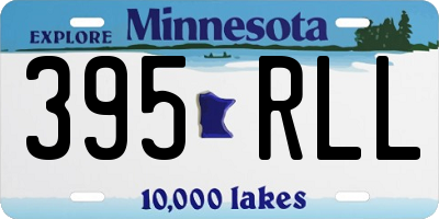 MN license plate 395RLL