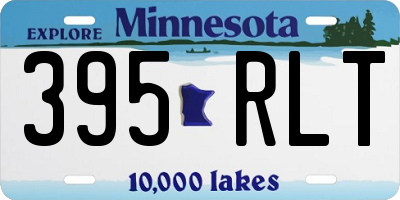 MN license plate 395RLT