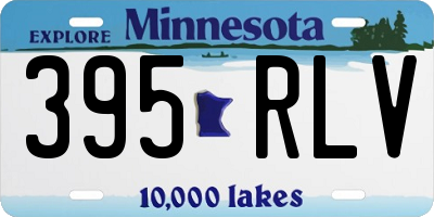 MN license plate 395RLV