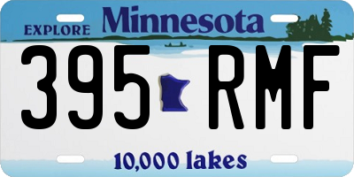 MN license plate 395RMF