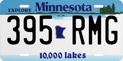 MN license plate 395RMG