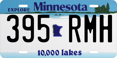 MN license plate 395RMH