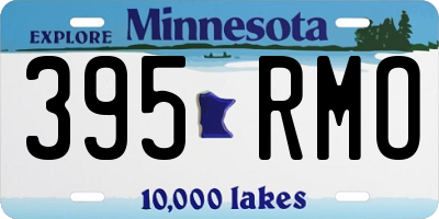 MN license plate 395RMO