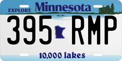 MN license plate 395RMP