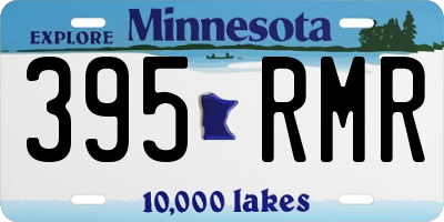 MN license plate 395RMR