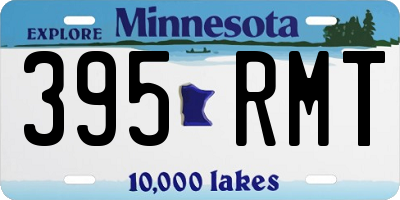 MN license plate 395RMT