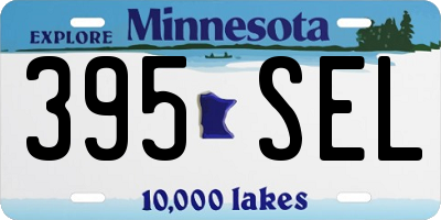 MN license plate 395SEL