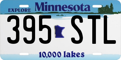 MN license plate 395STL