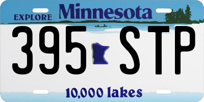MN license plate 395STP