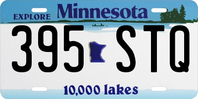 MN license plate 395STQ