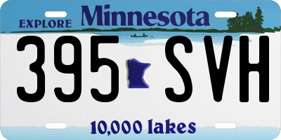 MN license plate 395SVH