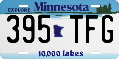 MN license plate 395TFG