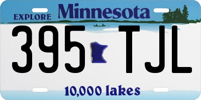 MN license plate 395TJL
