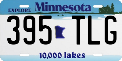 MN license plate 395TLG