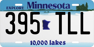 MN license plate 395TLL