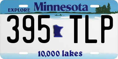 MN license plate 395TLP