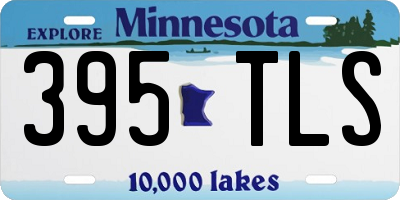 MN license plate 395TLS