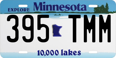MN license plate 395TMM