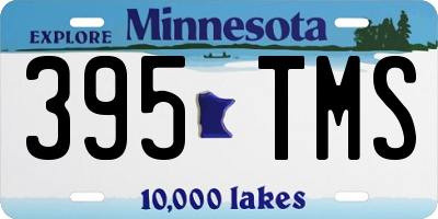 MN license plate 395TMS