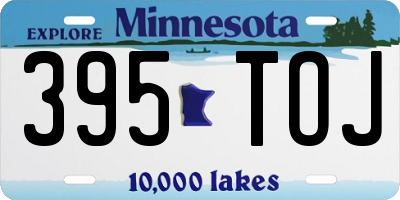 MN license plate 395TOJ