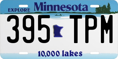 MN license plate 395TPM