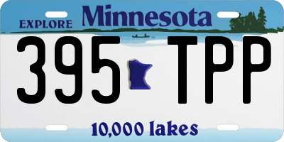 MN license plate 395TPP