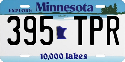 MN license plate 395TPR