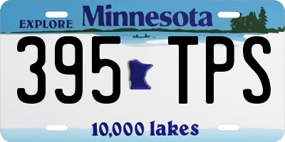 MN license plate 395TPS