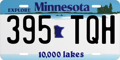 MN license plate 395TQH