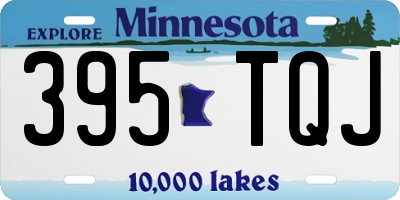 MN license plate 395TQJ