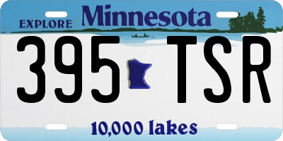 MN license plate 395TSR
