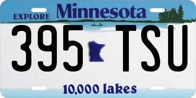 MN license plate 395TSU