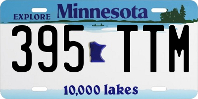 MN license plate 395TTM