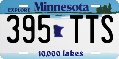 MN license plate 395TTS