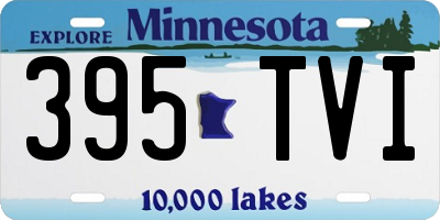 MN license plate 395TVI