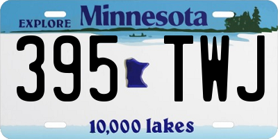 MN license plate 395TWJ