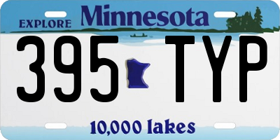 MN license plate 395TYP