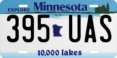 MN license plate 395UAS