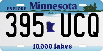 MN license plate 395UCQ