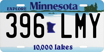 MN license plate 396LMY