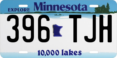 MN license plate 396TJH