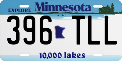 MN license plate 396TLL