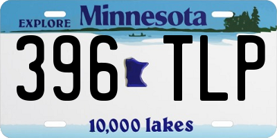 MN license plate 396TLP