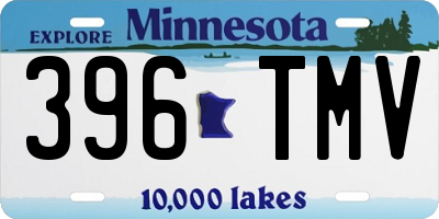 MN license plate 396TMV