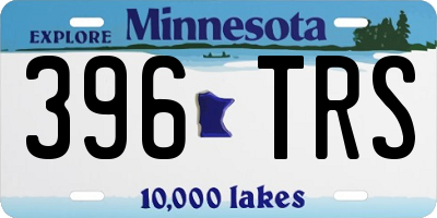 MN license plate 396TRS