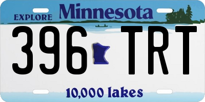 MN license plate 396TRT
