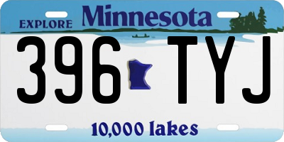 MN license plate 396TYJ