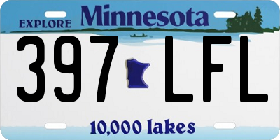 MN license plate 397LFL