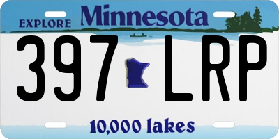 MN license plate 397LRP
