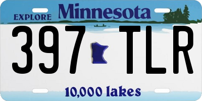 MN license plate 397TLR